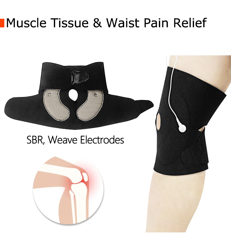 Tens Pain Relief Unit - La manica conduttiva del ginocchio allevia