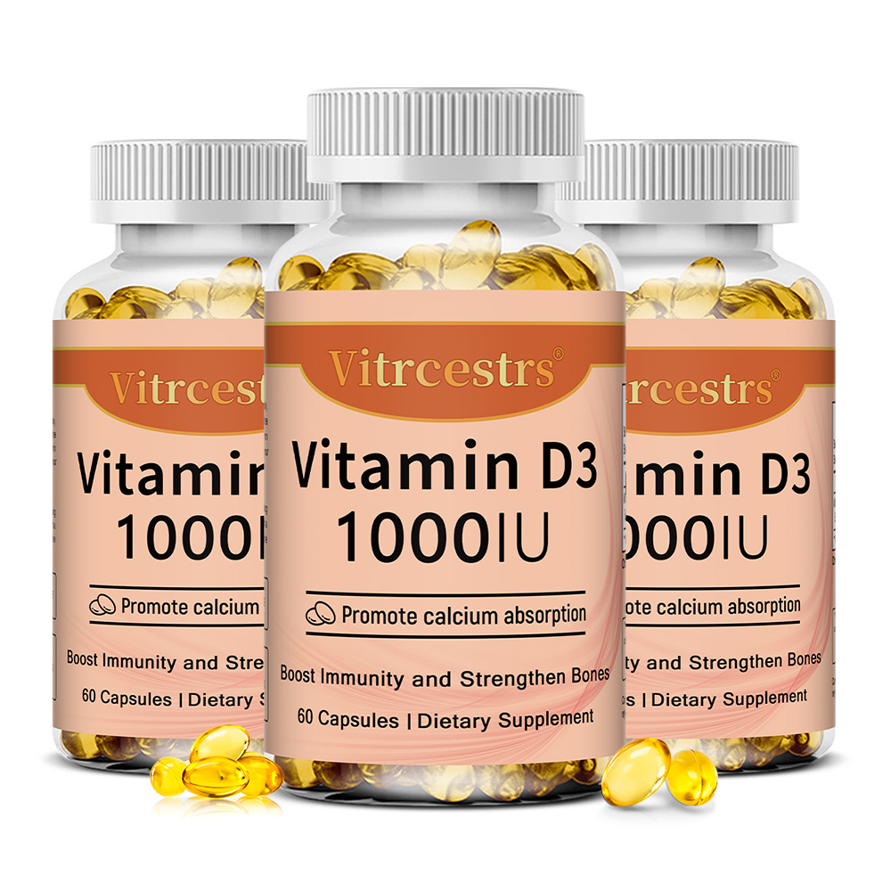 Health Wellness And - Capsule di vitamina D3 1000 UI,