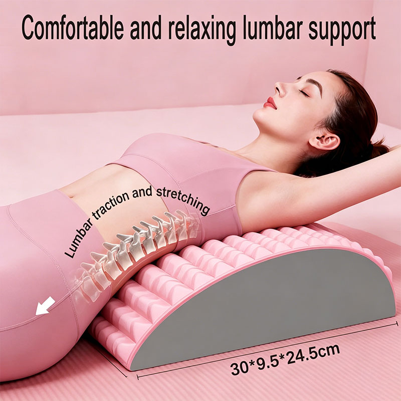 Back Stretcher Lumbar - Cuscino per Allungamento Schiena e Collo,
