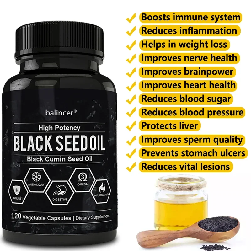 Olio di semi di cumino nero-su - Health Wellness And recensione e prezzo