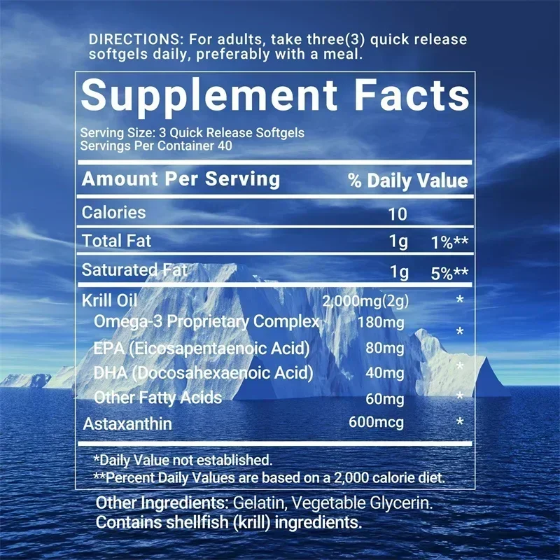 Capsule di olio di krill antar - Pa Health & Wellness Zoominfo recensione e prezzo