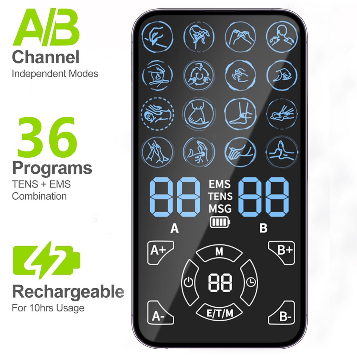 Massaggiatore TENS EMS per il  - Tens Pain Relief Unit recensione e prezzo