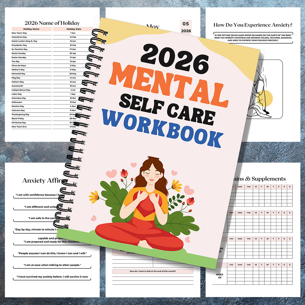 1PC 2026 Mindful Mental Self-C - Health Wellness Journal recensione e prezzo
